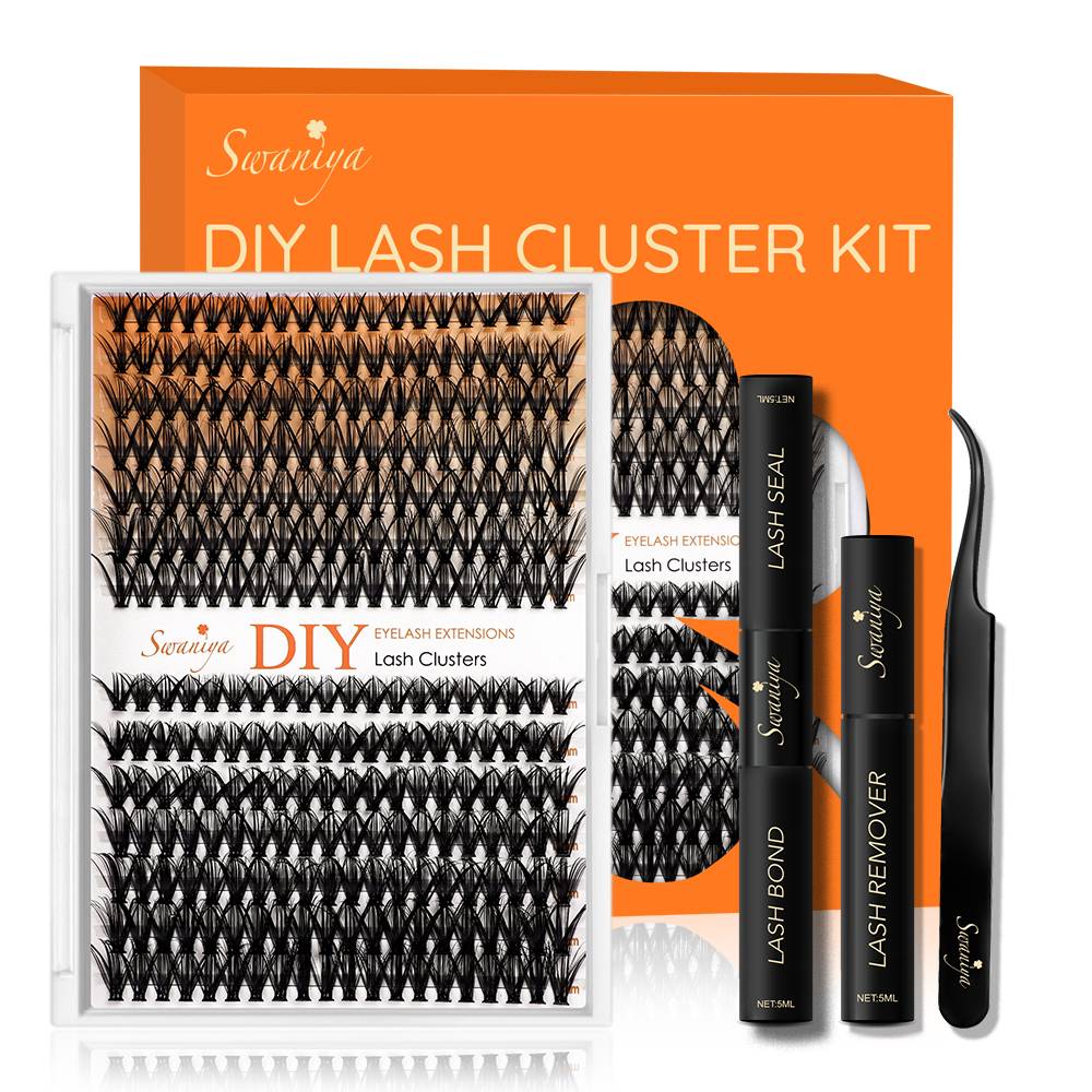 Quam eligere ius magnitudine et longitudinem diyylash extensiones clusters?